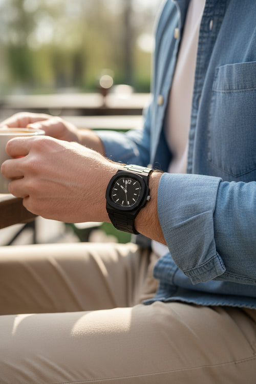 Black Crown orologio uomo